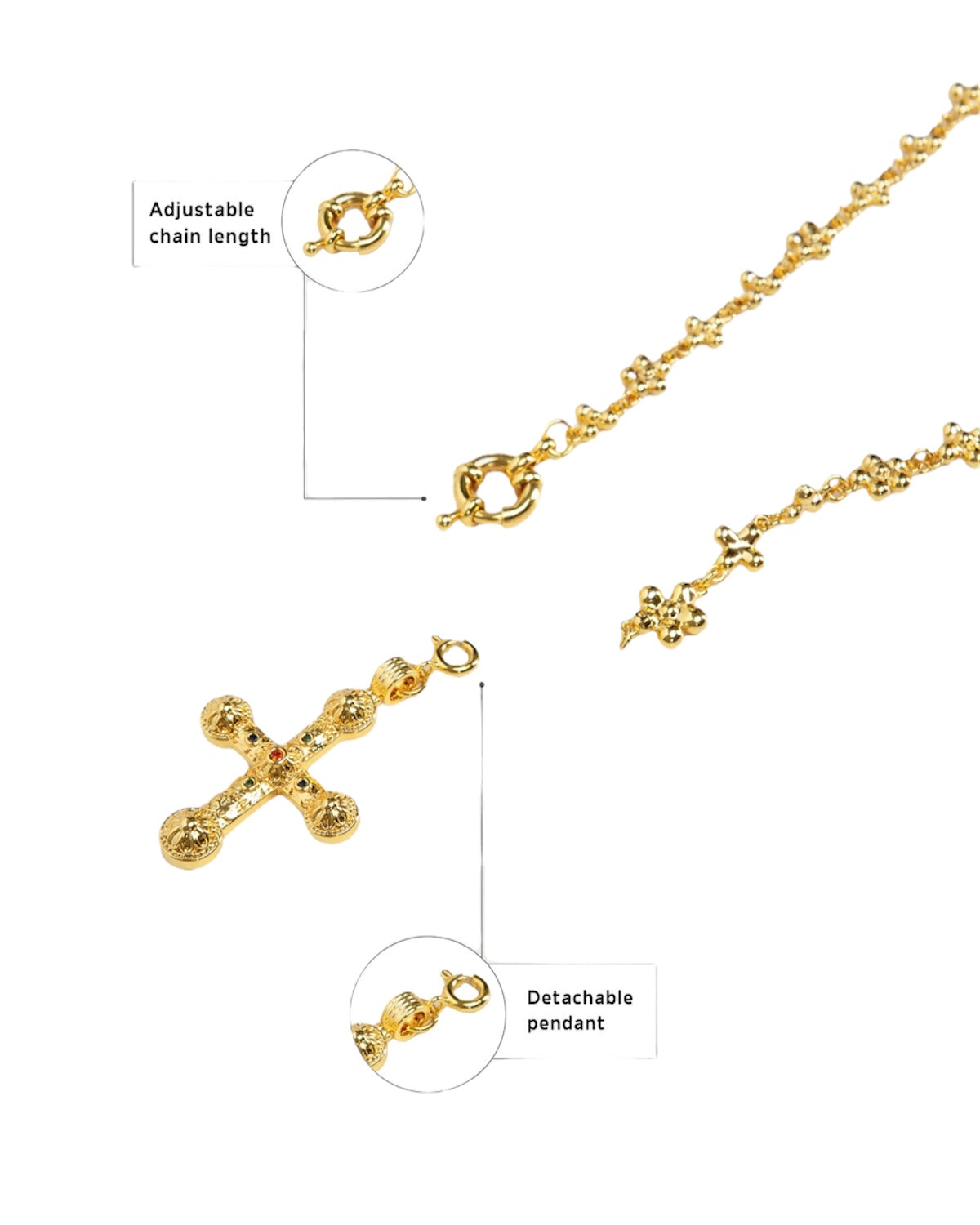 Daisy Long Necklace