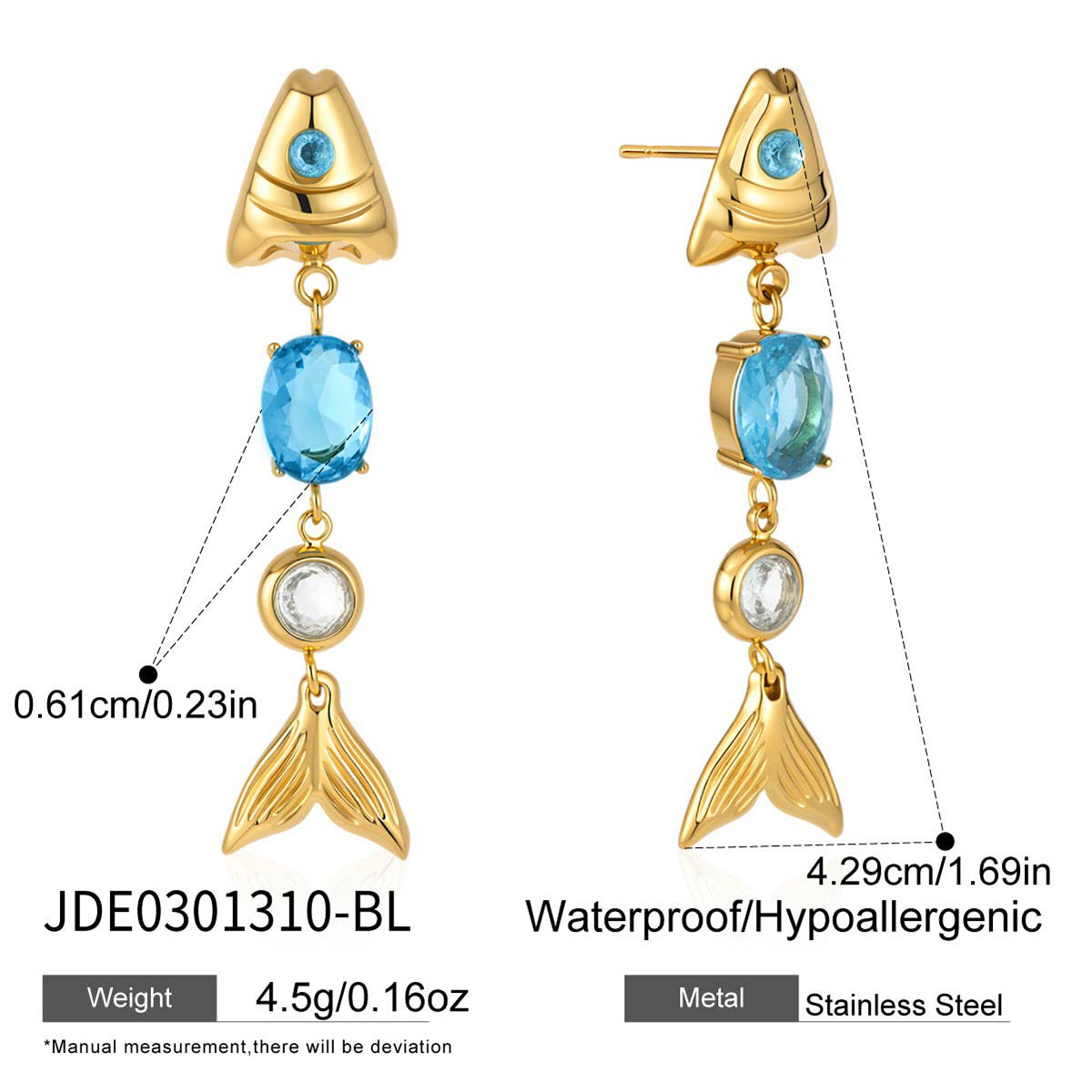 Blue Tang Danglers