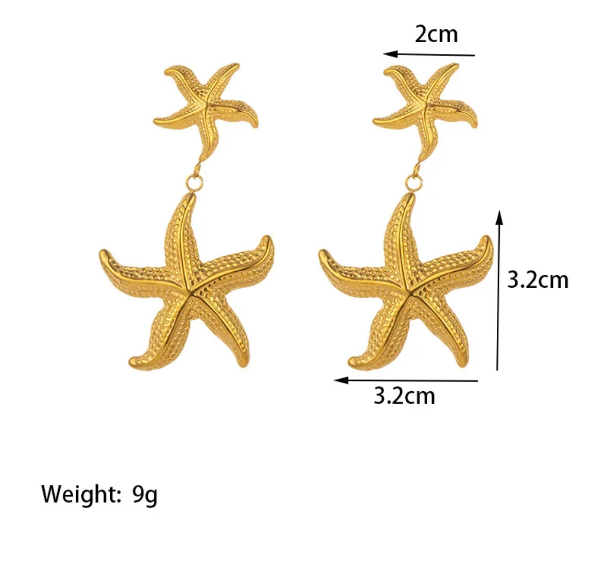 Starfish Earrings