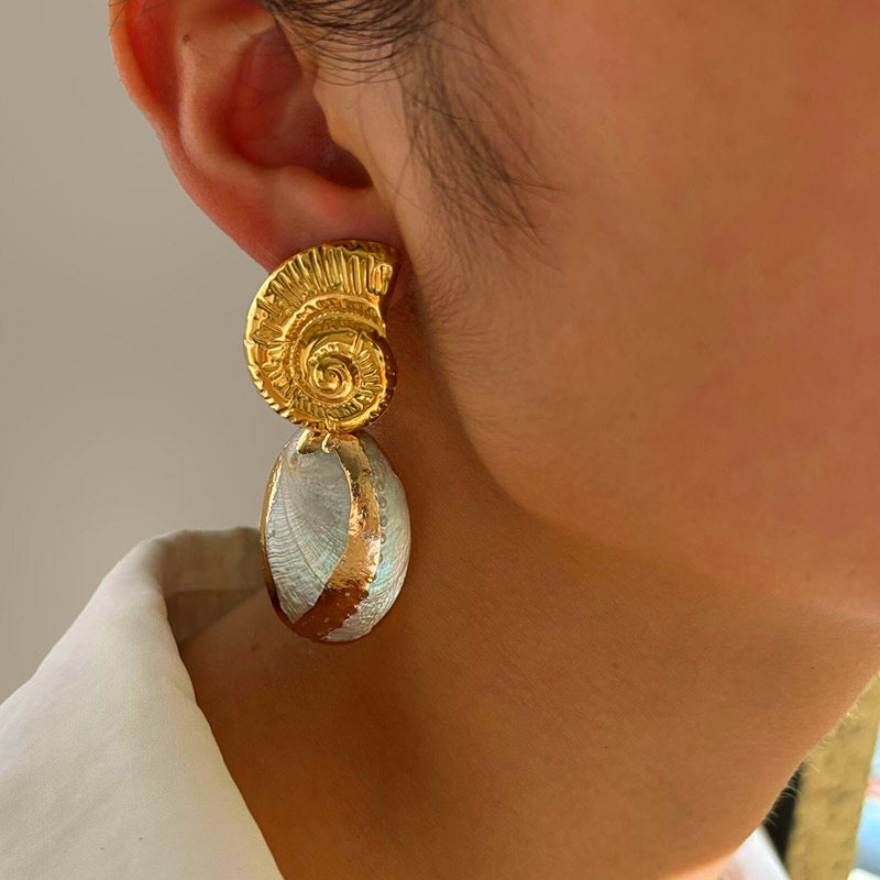 Conch Shell Earrings