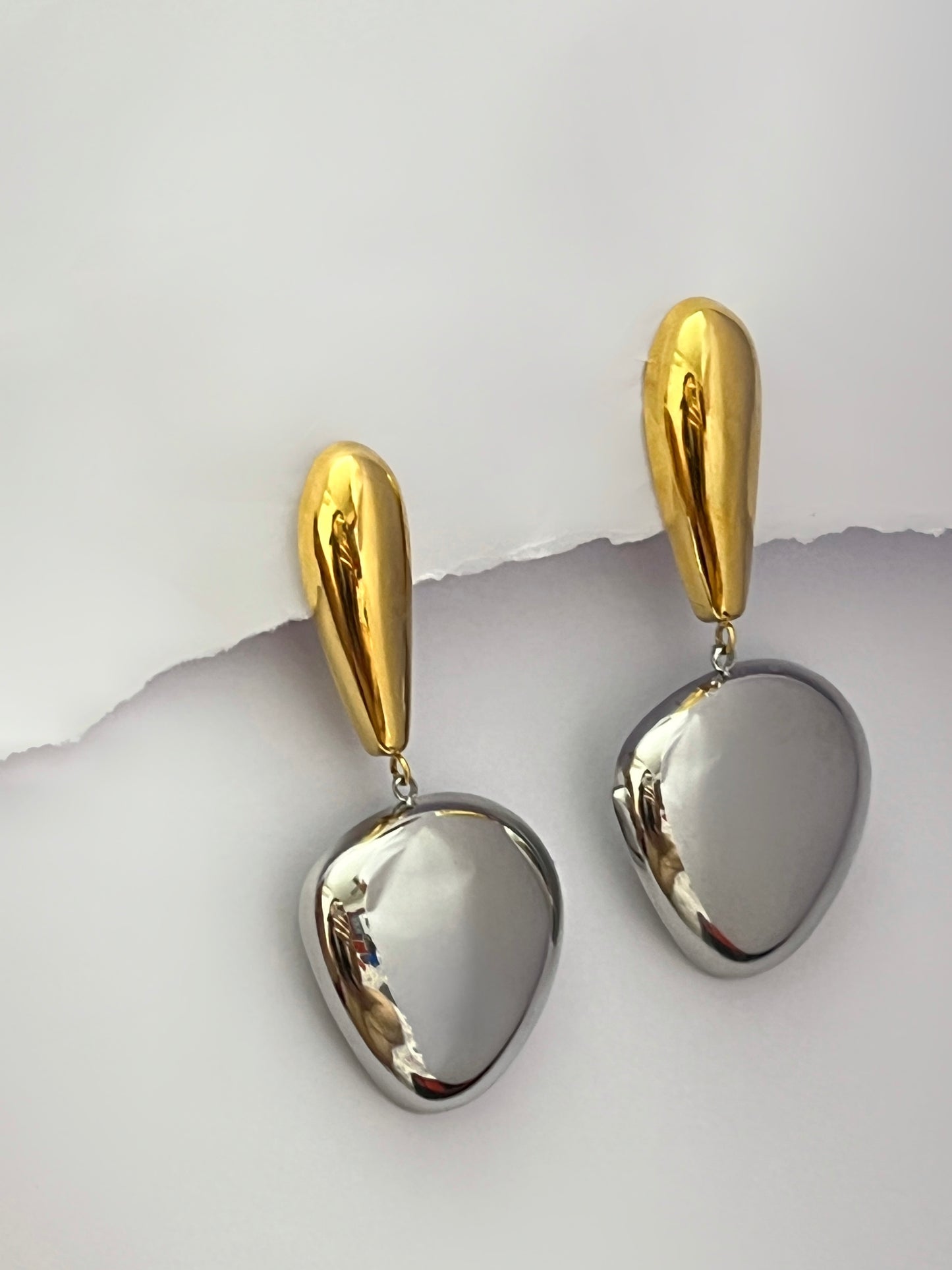 Celine Mixed Metal Earrings