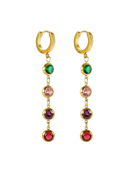 Bejeweled Drop Earrings