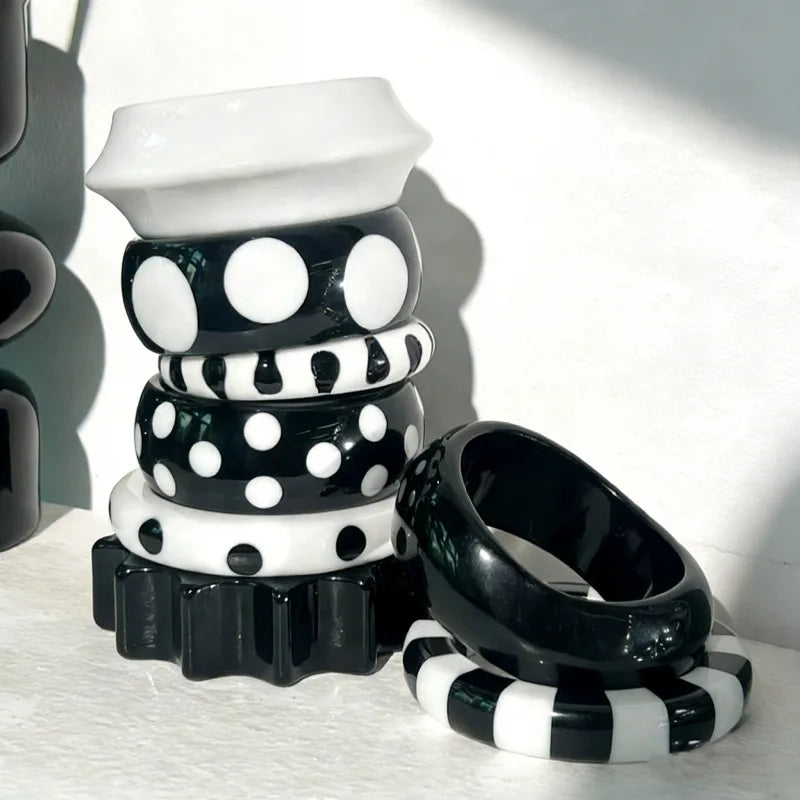 Polka Dot Hand Stack