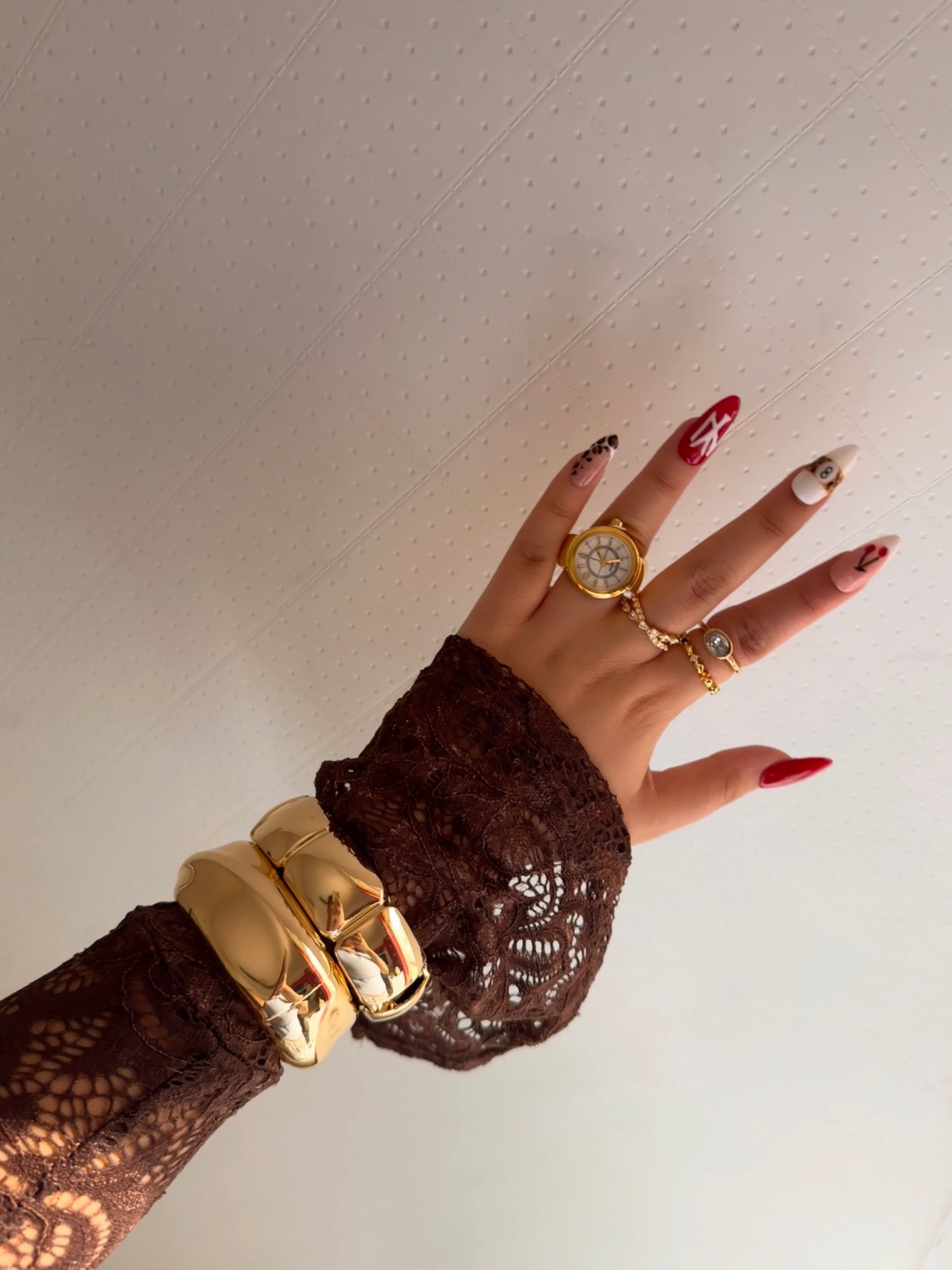 Gold Watch Ring