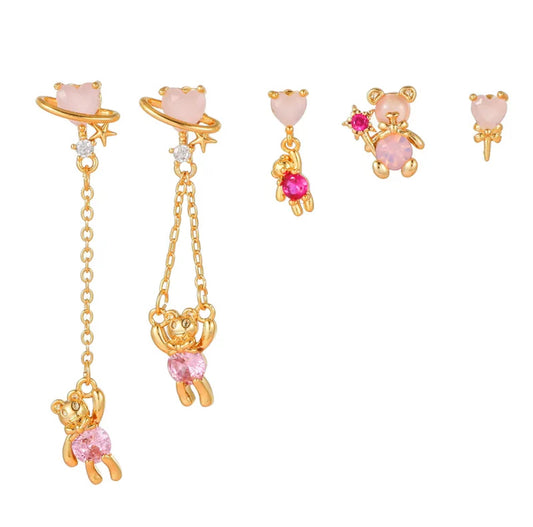Fleur Ear Stack (one set)