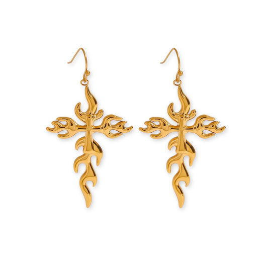 Cross My Heart Earrings