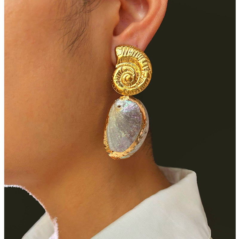 Conch Shell Earrings