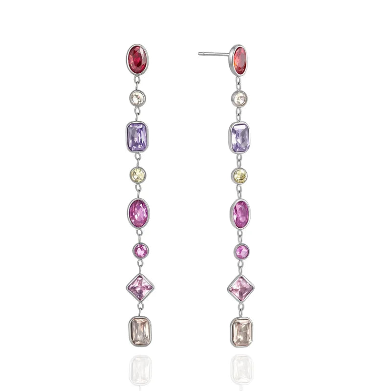 Tassel Tussle Earrings in Silver