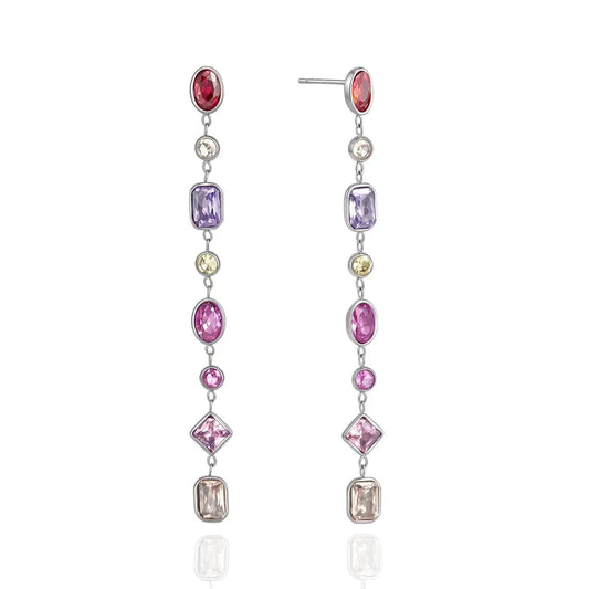 Tassel Tussle Earrings in Silver